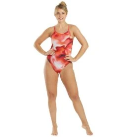 Nike Women's Amp Axis Modern Cut-Out One Piece Swimsuit -Speedos Shop 5665973207208 universityred 4a
