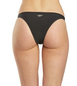 Speedo Women's Solid Classic Swimsuit Bottom -Speedos Shop 5666022686888 speedoblack 3a