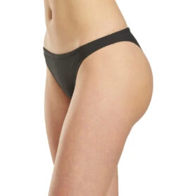 Speedo Women's Solid Classic Swimsuit Bottom -Speedos Shop 5666022686888 speedoblack 5a