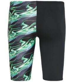 Reliance Men's Inferno Team Print Spliced Jammer Swimsuit -Speedos Shop 5666243182760 infernogreen 3a