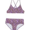 Girls' Incense Lilac V-Back Sport Two Piece Bikini Set (Big Kid)