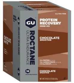 Gu Roctane Protein Recovery Mix ( 10 Single Serve Packs) -Speedos Shop 5666610577576 chocolate 2a