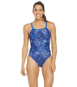 Women's Torrent One Piece Swimsuit 8 Women's Torrent One Piece Swimsuit -Speedos Shop 5667237265576 blue 4a