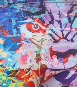 TURBO Men's Wolf Wall Water Polo Brief -Speedos Shop 5668911120552 purple 3a