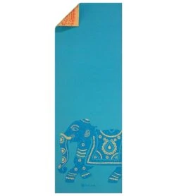 Gaiam Reversible Elephant Printed Yoga Mat 68" 6mm Extra Thick -Speedos Shop 5668996448424 elephant 5a