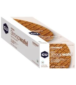 Gu Energy Stroopwafel - Gluten Free (16 Pack) -Speedos Shop 5669752832168 coconut 2a