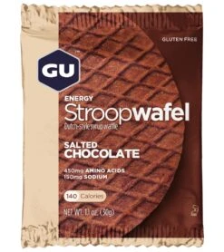 Gu Energy Stroopwafel - Gluten Free (16 Pack) -Speedos Shop 5669752963240 saltedchocolate 3a