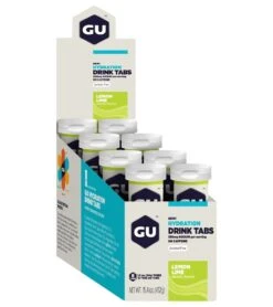 GU Hydration Drink Tabs (8 Pack) -Speedos Shop 5670658605224 lemonlime