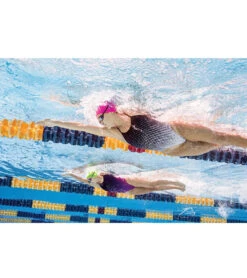 Molecule Thin Strap One Piece Swimsuit -Speedos Shop 5670700581032 redblack 7a