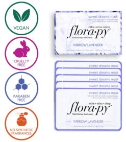 Sweet Dreams Aromatherapy Sheet Mask 5 Count, Yarrow Lavender 10 Sweet Dreams Aromatherapy Sheet Mask 5 Count, Yarrow Lavender -Speedos Shop 6611789414568 5