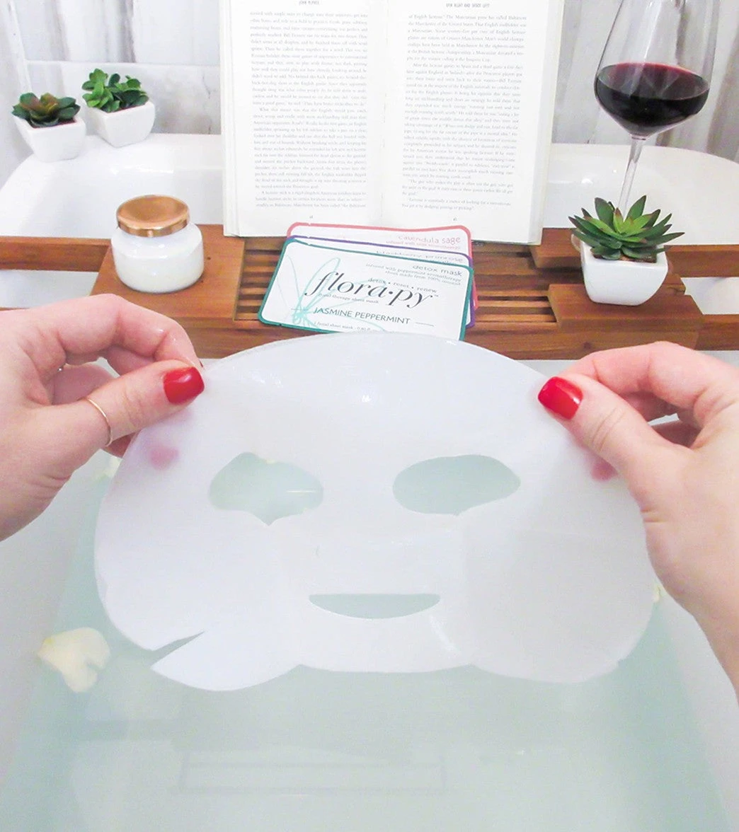 Sweet Dreams Aromatherapy Sheet Mask 5 Count, Yarrow Lavender 6 Sweet Dreams Aromatherapy Sheet Mask 5 Count, Yarrow Lavender - Image 6