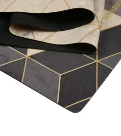 Aura Hemp Yoga Mat 72" 3mm -Speedos Shop 6635510562984 blackwhitegreygold 3a