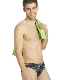 HydroLast Men's Camo Water Polo Brief