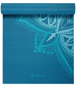 Gaiam Indigo Point Premium Yoga Mat 68" 6mm -Speedos Shop 6755781050536 indigopoint 3a