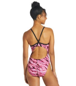 HydroLast Flash Thin Strap One Piece Swimsuit 10 HydroLast Flash Thin Strap One Piece Swimsuit -Speedos Shop 6940348154024 pink 3a