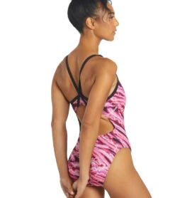 HydroLast Flash Thin Strap One Piece Swimsuit 12 HydroLast Flash Thin Strap One Piece Swimsuit -Speedos Shop 6940348154024 pink 5a