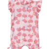 Girls' Apple Love Flutter Sleeve Sunsuit (Baby)