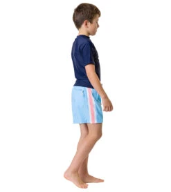 Boys' Blue Retro Stripe Volley Board Short (Toddler, Little Kid, Big Kid) 13 Boys' Blue Retro Stripe Volley Board Short (Toddler, Little Kid, Big Kid) -Speedos Shop 7217022533800 blue 7a