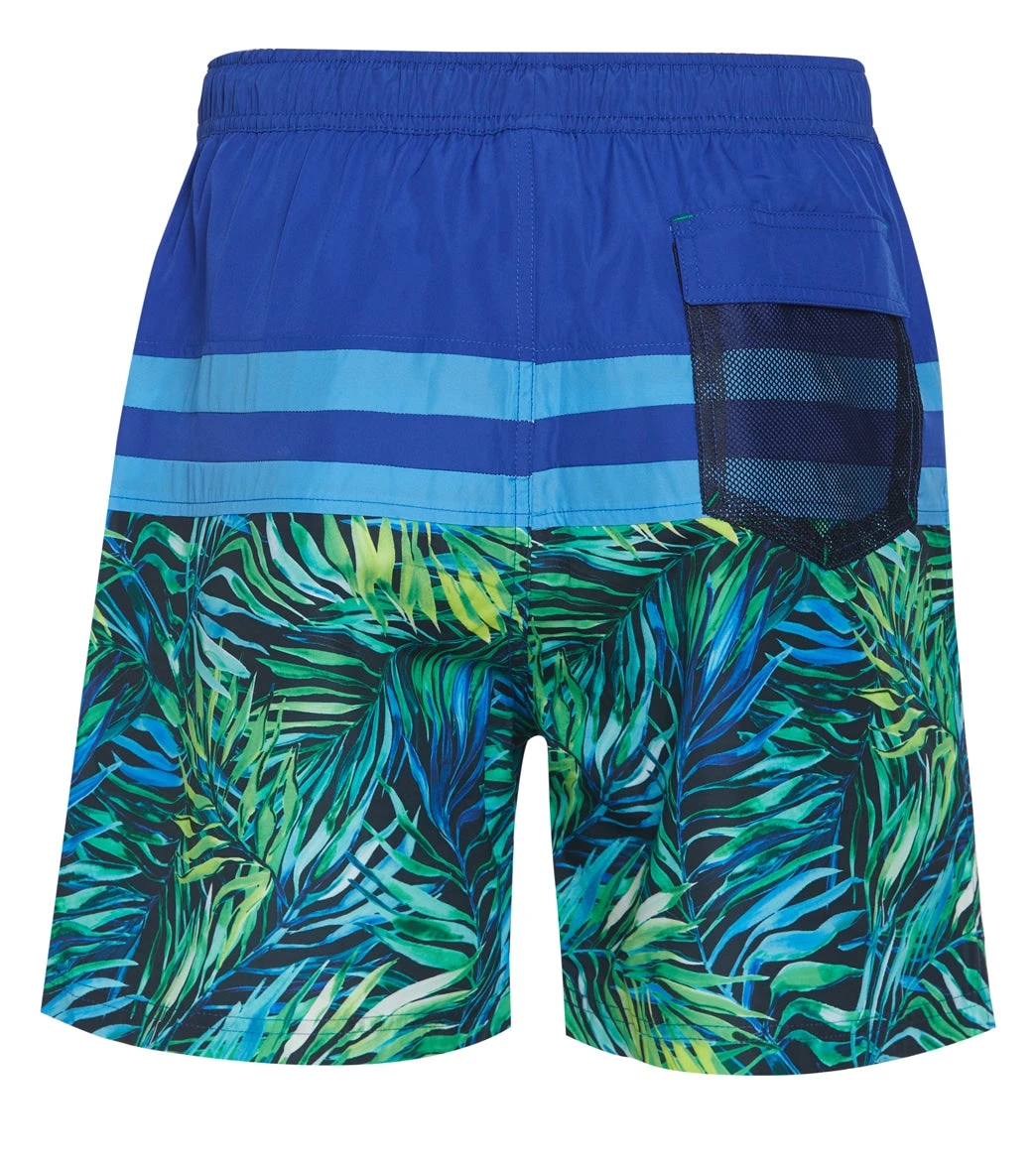 Men's Tropical Splice Swim Trunks 2 Men's Tropical Splice Swim Trunks - Image 2