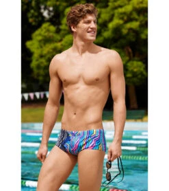 Funky Trunks Men's Zorse Code Sidewinder Trunk Square Leg Swimsuit -Speedos Shop 7244881330344 zorsecode 6a