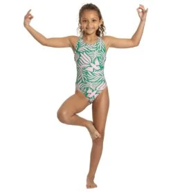 Sporti X Damian Orellana Limited Edition Primavera Wide Strap One Piece Swimsuit Youth (22-28) -Speedos Shop 7390745362600 multi 4a