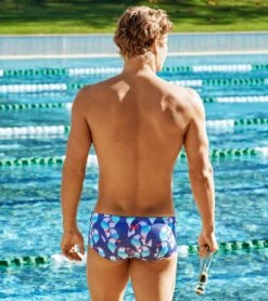 Funky Trunks Men's Pengoo Parade Sidewinder Square Leg Swimsuit -Speedos Shop 7394937634984 pengooparade 6a