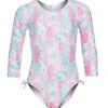 Girls' Magic Seahorse Charlie UPF 50+ Charlie Long Sleeve One Piece Swimsuit (Toddler, Little Kid)