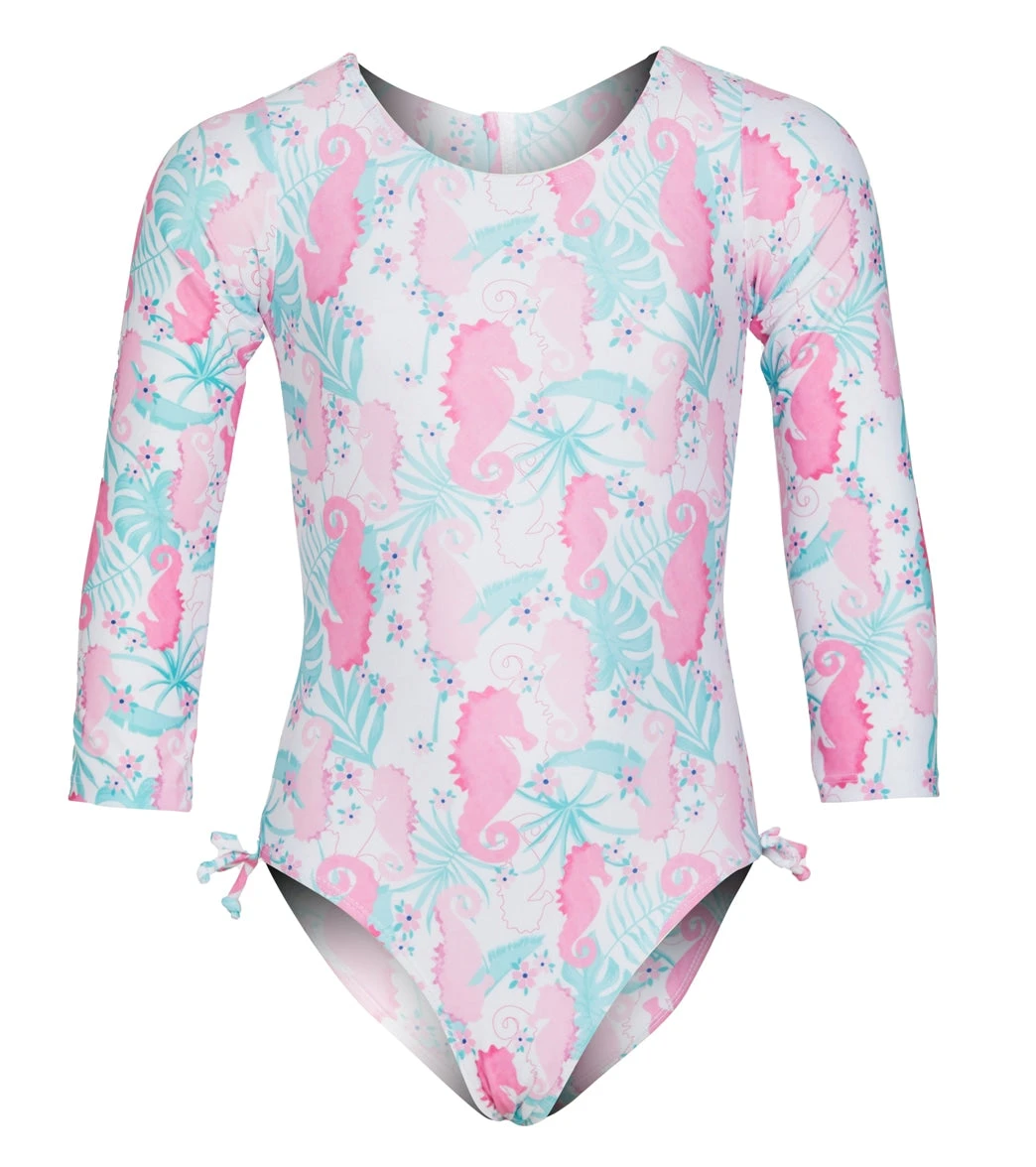 Girls' Magic Seahorse Charlie UPF 50+ Charlie Long Sleeve One Piece Swimsuit (Toddler, Little Kid) 1 Girls' Magic Seahorse Charlie UPF 50+ Charlie Long Sleeve One Piece Swimsuit (Toddler, Little Kid)