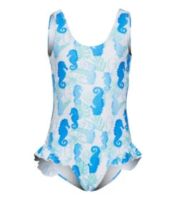 Girls' Seahorse Reef Delaney UPF 50+ Delaney One Piece Swimsuit (Baby, Toddler, Little Kid)