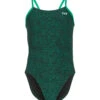 TYR Girls' Lapped Cutoutfit One Piece Swimsuit