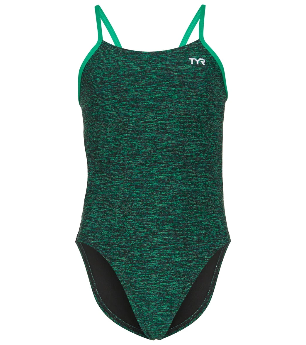 TYR Girls' Lapped Cutoutfit One Piece Swimsuit 1 TYR Girls' Lapped Cutoutfit One Piece Swimsuit