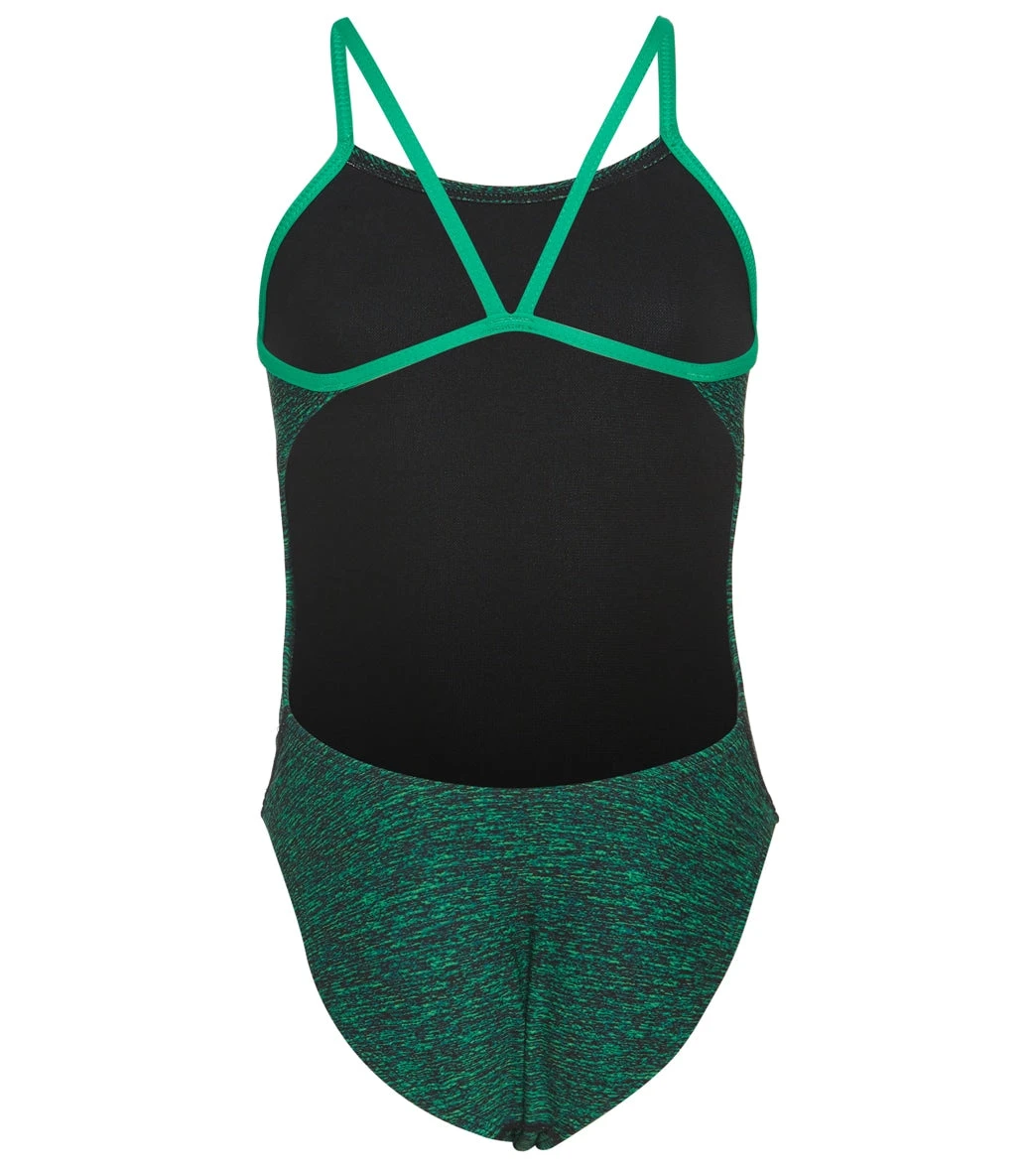 TYR Girls' Lapped Cutoutfit One Piece Swimsuit 2 TYR Girls' Lapped Cutoutfit One Piece Swimsuit - Image 2