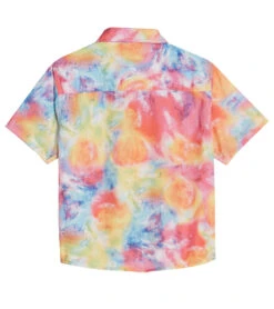 Boys' Bright Tie Dye Camp Shirt & Swim Trunks Set (Big Kid) -Speedos Shop 7472291348648 multi 4a