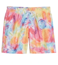 Boys' Bright Tie Dye Camp Shirt & Swim Trunks Set (Big Kid) -Speedos Shop 7472291348648 multi 5a