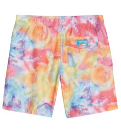Boys' Bright Tie Dye Camp Shirt & Swim Trunks Set (Big Kid) -Speedos Shop 7472291348648 multi 6a