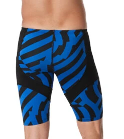 Speedo Men's Vortex Maze Jammer Swimsuit -Speedos Shop 7510258712744 speedoblue 3a
