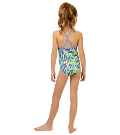 Girls' Uptown One Piece Swimsuit (Big Kid) -Speedos Shop 7512025989288 uptown 4a
