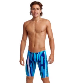 Funky Trunks Men's Roller Paint Training Jammer Swimsuit -Speedos Shop 7517439951016 rollerpaint 4a
