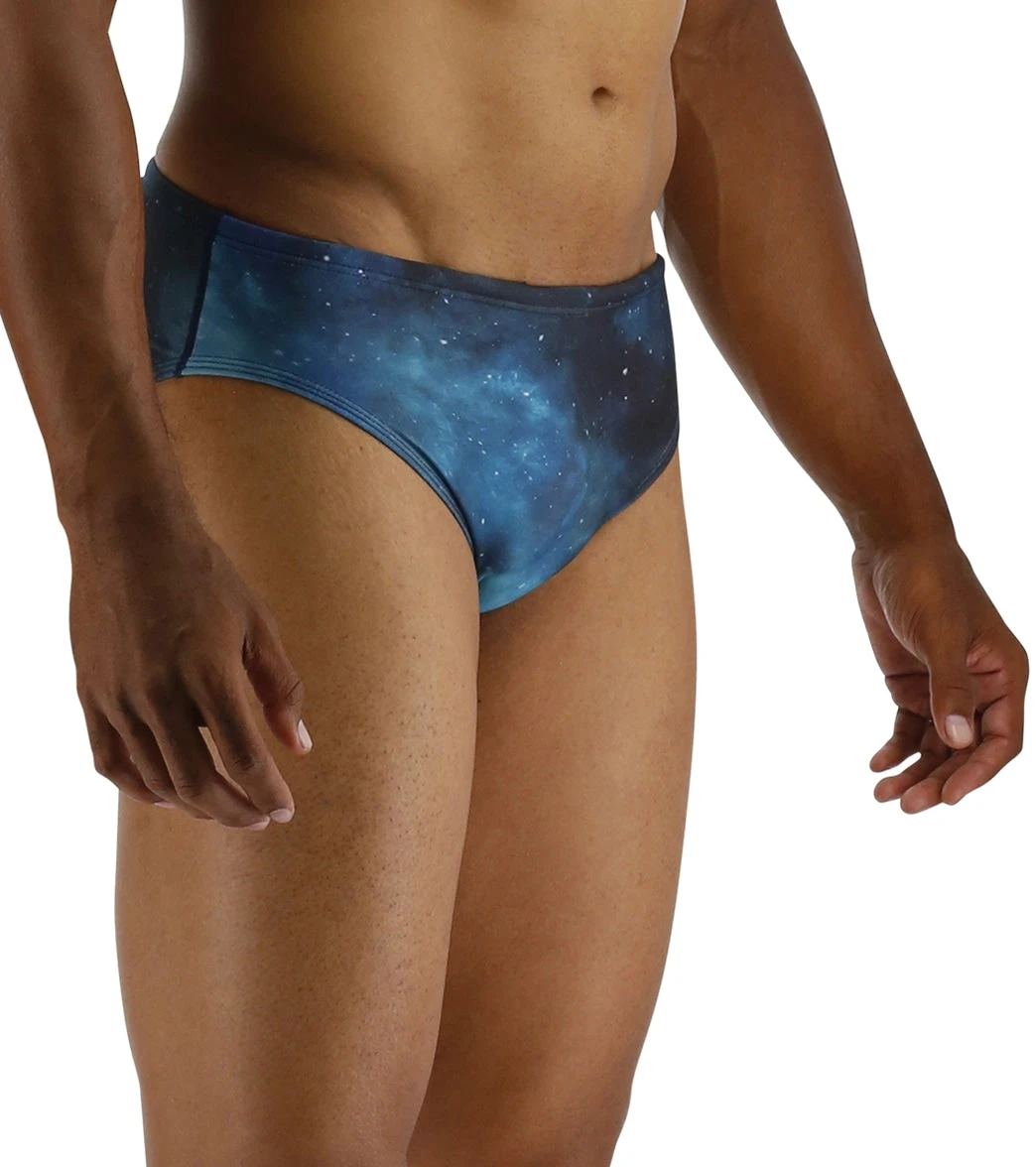 TYR Men's Cosmic Night Racer Brief Swimsuit 5 TYR Men's Cosmic Night Racer Brief Swimsuit - Image 5