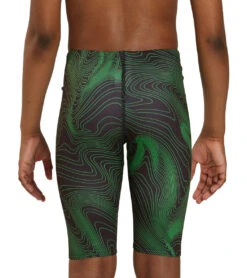 HydroLast Sonar Waves Jammer Swimsuit Youth (22 - 28) -Speedos Shop 7595543101608 green 6a