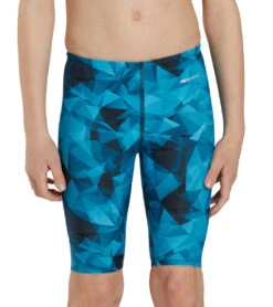 Fractalicious Jammer Swimsuit Youth (22 - 28) -Speedos Shop 7595556634792 blue 5a