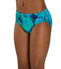 Fractalicious Swim Brief Swimsuit Youth (22 - 28) -Speedos Shop 7595562074280 bluegreen 5a