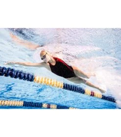 Piped Splice Wide Strap One Piece Swimsuit -Speedos Shop 7595815272616 blackmaroon 5a