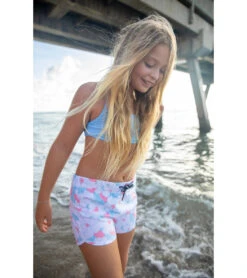 Girls' Castaway Swim Shorts (Toddler, Little Kid, Big Kid) -Speedos Shop 7600909189288 crystalblue 3a