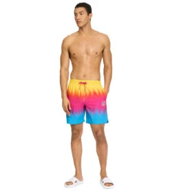 Puma Men's 7" Stretch 48/23 Swim Trunks -Speedos Shop 7621702680744 glowingpink 3a