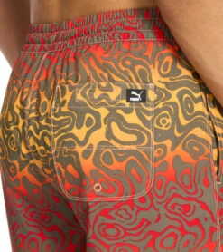Puma Men's 7" Novelty Swim Trunks -Speedos Shop 7621703008424 yellowsizzle 4a
