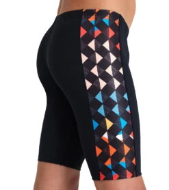 Arena Boys' Carnival Jammer Swimsuit (Little Kid, Big Kid) -Speedos Shop 7626478649512 blackblackmulti 3a