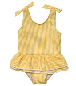 Girls' Marigold Stripe Skirt One Piece Swimsuit (Baby, Toddler, Little Kid)