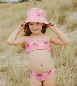 Girls' Palm Paradise Reversible X Back Two Piece Bikini Set (Little Kid, Big Kid) 10 Girls' Palm Paradise Reversible X Back Two Piece Bikini Set (Little Kid, Big Kid) -Speedos Shop 7652779491496 pink 4a