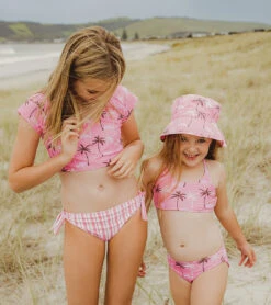 Girls' Palm Paradise Reversible X Back Two Piece Bikini Set (Little Kid, Big Kid) 11 Girls' Palm Paradise Reversible X Back Two Piece Bikini Set (Little Kid, Big Kid) -Speedos Shop 7652779491496 pink 5a